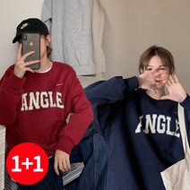 주디앤 여성 앵글 기모 맨투맨 2P