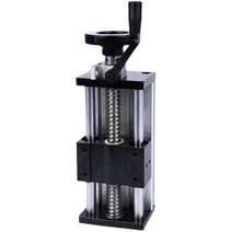 리니어 가이드레일 수동액추레이터 스트로크500 600mm, 레이저스케일핸드휠 200mm스트로크(잠금기능)