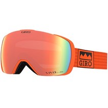 Giro 스키고글 Contact Goggles, Orange Alps/Vivid Onyx+Vivid I