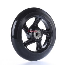 125mm145m180mm 200mm PU 바퀴 전기 스쿠터 트롤리 호랑이 자전거 보조 휠체어 부속품 피마자, 11 200mm