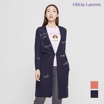 올리비아로렌 레터링 포인트 가디건 VOIBCWS1261