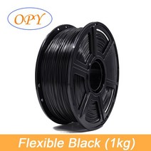3d 프린터 재료 고무 프로파일 소재 롤 플렉스 3D 플라스틱 필라멘트 1.75 1-F- 75 Filament-Pla-1Kg, 08 Flexible Black 1kg