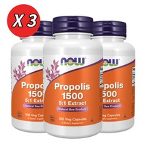 나우 푸드 프로폴리스 1500 100캡슐 X 3개, 1개, 기본