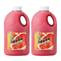 흥국에프앤비 자몽 농축액 1.5L 2개, 스위트컵 농축액 펌프, 아이스박스포장