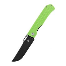 전공칼 Kansept 리두스 T1041A1 접이식 포켓 나이프 블랙 TiCn 코팅스톤 워시 154CM 블레이드 잔디 녹색 G1, 01 T1041A1