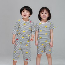 알록달록 유아 아동용 쟈가드 7부/5부 유아내복 아동내의 주니어실내복 잠옷 (달콤수박)