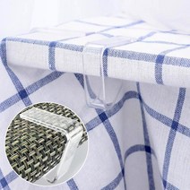 4P 테이블보 밀림방지 야외 행사 캠핑 식탁보 고정클립, 대형 3.5~5cm