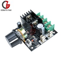 전압조절기10A 12V-40V 전압 조정기 PWM DC 모터 속도 컨트롤러 부드러운 소프트 스타트 브러시리스 제어, 한개옵션0