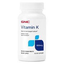지앤씨 지엔씨 GNC 비타민 Vitamin K 100mcg 180정, 1개