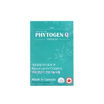 파이토젠 Q 대두 이소플라본 회화나무열매 추출물 에스트로겐 여성갱년기 영양제 600mg 30캡슐, 1개