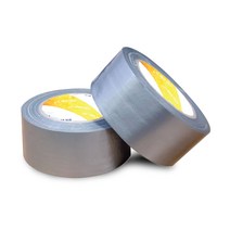 회색면테이프 23M 회색 청테이프 은면, 23M*12mm(4EA)