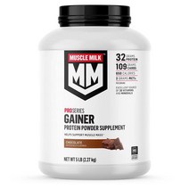 머슬밀크 프로시리즈 게이너 프로틴 파우더 2.26kg-초콜릿 단백질 헬스 보충제 Muscle Milk Gainer Protein Powder Chocolate
