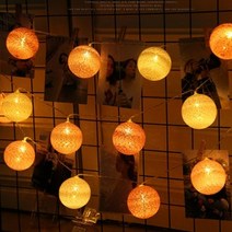 포커스협력사 수면 유도등 드레스룸 PC방꾸미기 국민 수유등 셀프간접 인테리어 조명 코튼볼 20구, 상품, 그레이