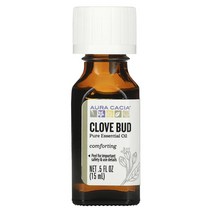 Aura Cacia 에센셜 오일 클로브 버드 0.5fl oz 15ml, 0.5fl 온스