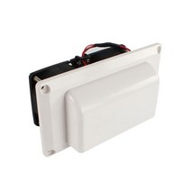 캐러밴 Motorhome 트레일러 측면 공기 환기 배기 팬 RV 흰색 DC 25W 캠핑 보트 해양 요트, 하얀 강한 바람