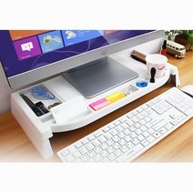 소품정리 모니터 받침대 데스크탑 선반 컴퓨터모니터거치대, 모니터 MC-200(블랙)