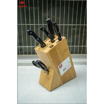 도시엔 업소용 식당용 대나무 칼집 칼꽂이 칼정리 보관함(9구), 1개