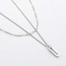 [리타모니카(주얼리)] [리타모니카] Square Edge Chain Layered Nec