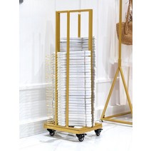 의류 매장 옷걸이 보관대 수납 세탁소 철제 선반, free, JA117 소