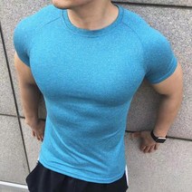 반팔 티셔츠 봄 여름 가을 운동복 코디 헬스복 남성용 피트니스 러닝 스포츠 체육관 근육 빅 사이즈 운동 캐주얼 상의 의류