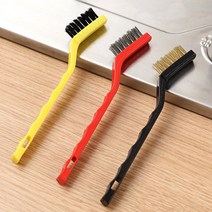 주방 청소 브러시 3종 미니솔 틈새 철솔 와이어브러시