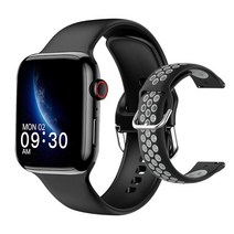 lt07 스마트 시계 블루투스 통화 smartwatch 남성 여성 2022 전체 터치, 블랙 추가 게리