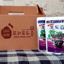 바우농원 유기농 머루포도즙+모과, 20팩, 100ml