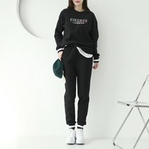 순이들 여성 봄 가을 프렌체 자수 조거 트레이닝 세트