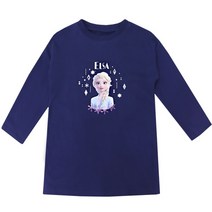 디즈니 이지웨어 겨울왕국 여아 프링 롱티 NY