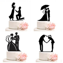 신혼여행토퍼 결혼1주년케이크 드로잉토퍼 결혼30주년 50주년, 케이크토퍼BL04913