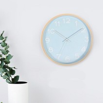 병원로비용 깔끔한 모던 아날로그 벽걸이시계 개업축하 추천 이케아 침실 거실 유치원 옷가게, 임팩트