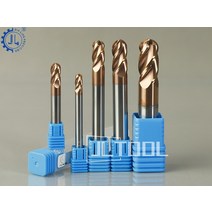 쿠키커터 토끼 원형 진저맨 알파벳 틀 4플루트 볼 코 텅스텐 강철 초경 밀링 커터 HRC58 금속 엔드 밀, 01 d1xR0.5xD4x50L