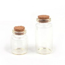 5개 향신료 보관 코르크 마개 소형 유리병 정향가루 이탈리안레스토랑 황설탕 양념병 맛소금, 30x60mm