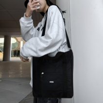 오너클랜 남여공용 커플가방 스트릿룩 캐주얼 패브릭 크로스백