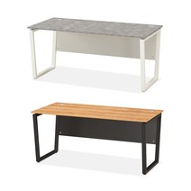 TP 멜론 1600 사무용책상, 블랙프레임:국산/원목