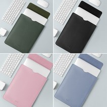 이칠칠 마이크로소프트 서피스 고2 12.4 13 15인치 가죽 파우치 스마트 커버 케이스, 스카이블루