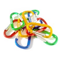 노마드 컬러풀 카라비너 10p, 랜덤 발송