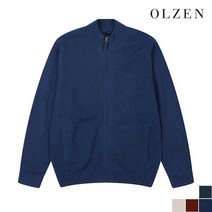 올젠 올젠 솔리드 집업 니트 가디건 (ZPA4EC1912)