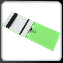 가죽 골프 수첩 북 점수 스코어 노트 포켓용, 기본선택