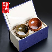Ogfaour 해외직구 건잔 주인배 도자기 백화잔 대호받침 요변토호천목다잔다구-18442, 옵션17, 단일옵션, 1개