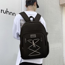 학생백팩 스트링 빅포켓 대용량 남여공용 캐주얼 신학기 USB 남자 가방 중 노트북 어린이