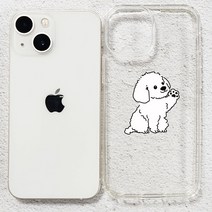 스톤스틸 하이 푸들 투명 젤리 케이스