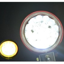 JY2 LED 써치라이트 24V 전용 안개등 작업등 써치등 자동차 지게차 중장비 선박 트럭 캠핑 화물차 용품, 화이트