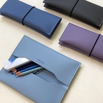 오브리즈 국내제작 양면 밴딩 펜파우치 필통 펜케이스, 올드로즈