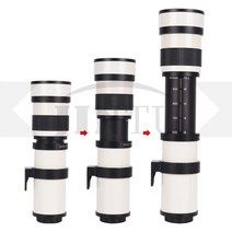 캠코더렌즈 카메라렌즈 JINTU-420-1600mm F/8.3 망원 줌 렌즈 캐논 니콘 펜탁스 올림푸스 SLR 매크로 미러, 06 캐논