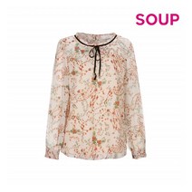 숲 꽃 프린트 블라우스(SW8LST7)