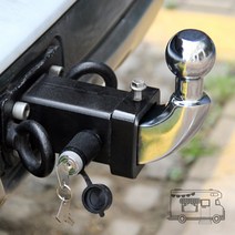 2인치 견인 장치 긴목형 볼 마운트 고리 콜로라도 F150