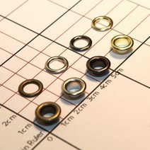 로스킨 rma520(아일렛 5호 신주 50set 녹슬지 않음), 흑니켈(검정)