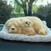 차량 가정 용 다용도 귀여운 예쁜 잠자는 판다 강아지 대시보드 제습제 탈취제 악세사리 공기 제습 반려 인형 반려견 용품 장식 방향제 숯 신차구입 차들이 집들이 새집 선물 추천, 엄마와 아이 래브라도 프론트 스쿼트