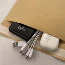 택배포장 크라프트 뽁뽁이 안전봉투 중 10p 책 에어캡